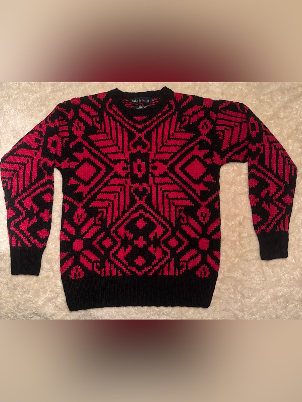 Ralph Lauren Hand Knit Sweater Small